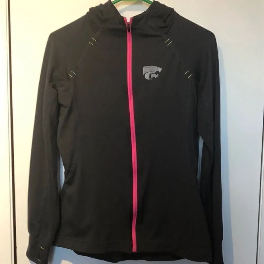 K-State Wildcat full zip hoodie size medium